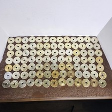 Lot Of 91 Pieces Vintage Trophy Parts Metal Gold Tone Spacers Risers