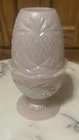 Fenton Pineapple And Hearts Pink Iridescent Fairy Lamp 7"