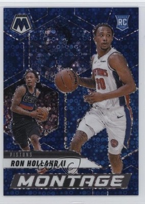 2024-25 Mosaic Montage Fast Break Blue Prizm 35/85 Ron Holland II Rookie RC 0i8b