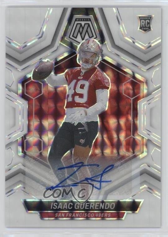 2024 Panini Mosaic Rookies Prizm Isaac Guerendo #388 Rookie Auto RC v1x