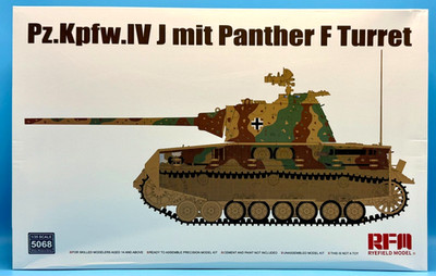 RyeField Model 5068 RFM 1/35 Pz.Kpfw.IV J mit Panther F Turret Brand New