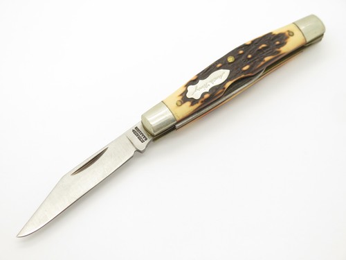 Vtg 1980s Schrade USA 833UH Prairie Jack Uncle Henry Folding Pocket Knife - Picture 4 of 5