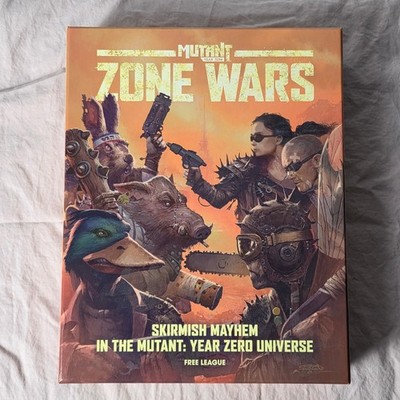 Free League Mutant Year Zero Zone Wars Skirmish Mayhem Core Set Board Game EX