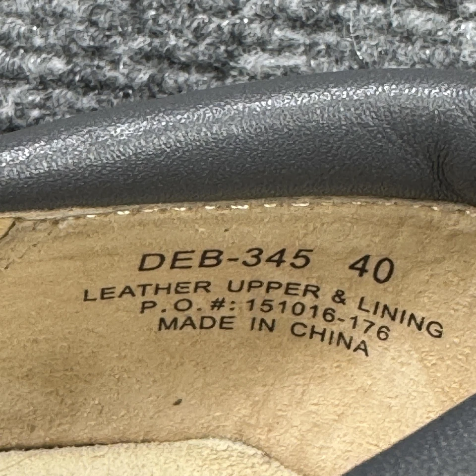 Zuecos de enfermería Alegria Debra zapatos para mujer talla 9,5 negros grises cachemira sin cordones Foto 4 de 4