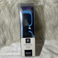 Sony 3D Glasses Blue TDG-BR50 for Bravia HDTV Size Small NEW 