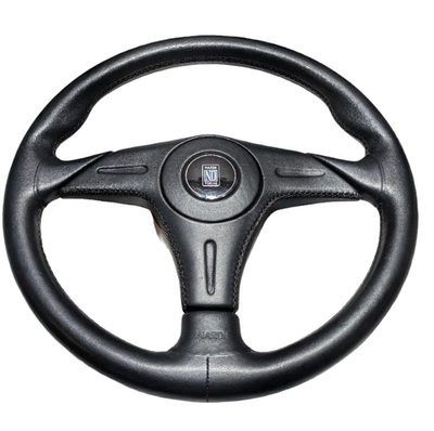 NARDI GARA 3 Type 0 Leather Steering Wheel JDM Porsche 911 964 BMW