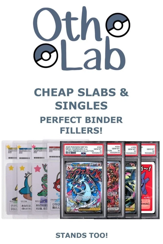 Slabs! Singles! and Binder Fillers! UNIQUE CORNER!