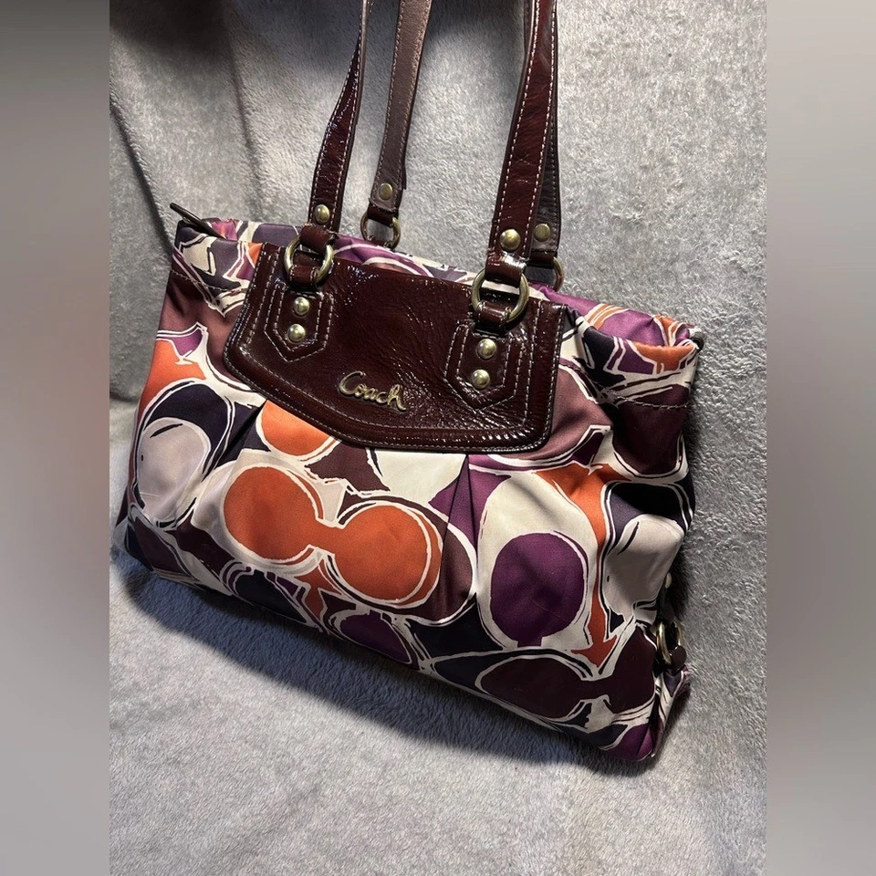 Coach Ashley Scarf Print Satchel - Image 3 of 4