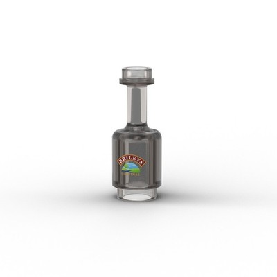 Baileys Bottle   Custom printed original LEGO  brick tile / 11055-4