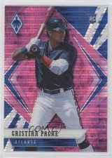 2021 Panini Chronicles Phoenix Pink Pulsar Cristian Pache #23 jd9