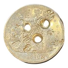 1876-CC Trade Silver Dollar Holed Nice Details & Luster Amazing Chopmarks! C3