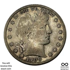 1908 S Barber Half X-1489