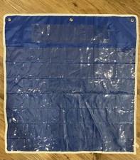 Blue Hanging Calendar Pocket Chart Teacher Classroom