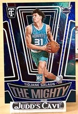 🚨2024-25 Totally Certified Tidjane Salaun The Mighty Blue RC /49 Hornets SP