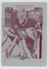 2017-18 Upper Deck Compendium Printing Plate Magenta 1/1 Matt Murray #499 3vx
