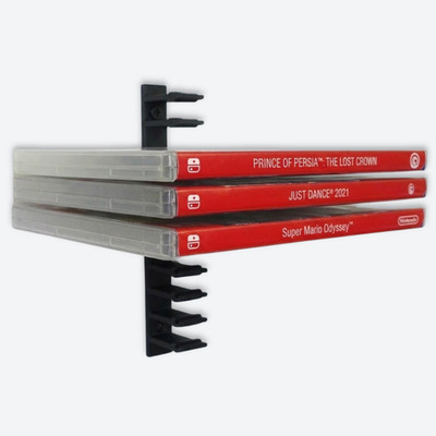 Nintendo Switch Spiele - 2er-Set Floating Wandhalterung - 20 bis 21 Slots