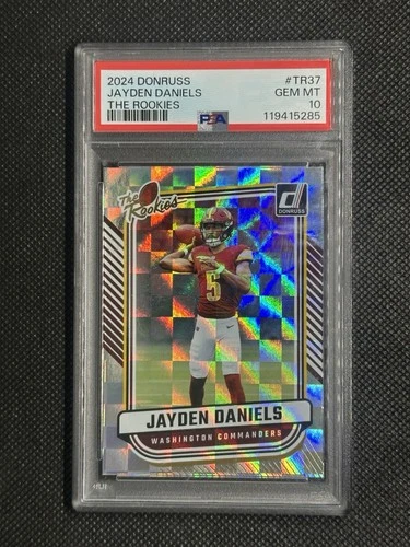 2024 Jayden Daniels Rookie Card PSA 10 - The Rookies