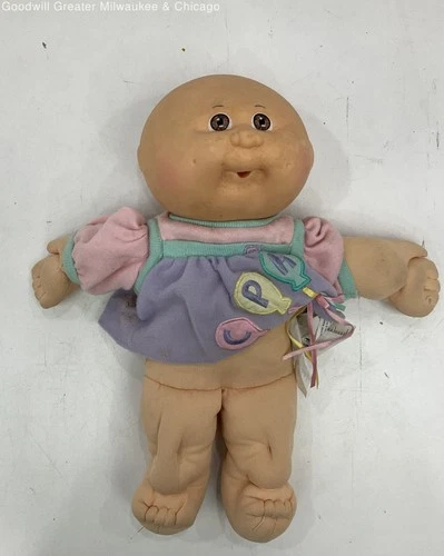 VTG 1987 Cabbage Patch Kids Brown Eye "Preemie" Doll