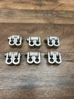 Lot of 6 Stainless Steel Double External Fixation Pin Clamps