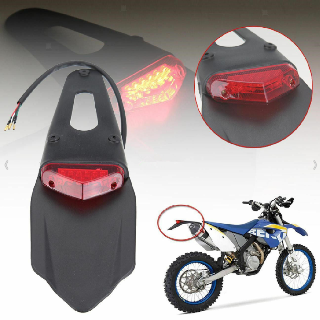 LED Tail Light Brake Motorcycle Stop Light Dirt Bike Custom Bike