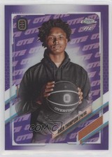 2021 Chrome OTE Overtime Elite Purple & Pink Refractor 167/299 Amen Thompson rf2