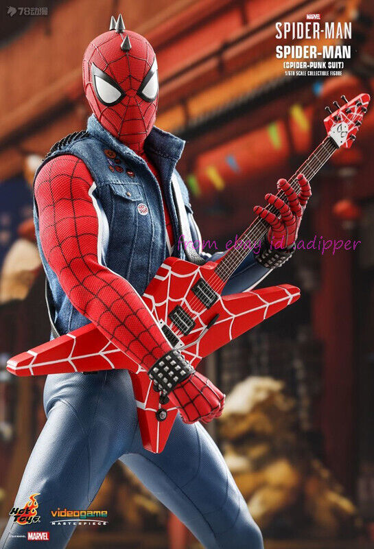 Perfect Hot Toys Vgm032 1/6 Spider-Man(Spider-Punk Suit