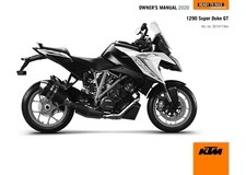 KTM Owners Manual Book Guide 2020 1290 Super Duke GT US