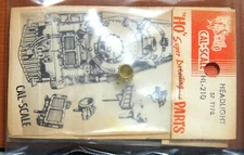 CAL-SCALE HO SCALE HEADLIGHT SP TYPE # HL-210