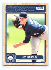 2011 Playoff Contenders Jed Bradley #RT37   Milwaukee Brewers