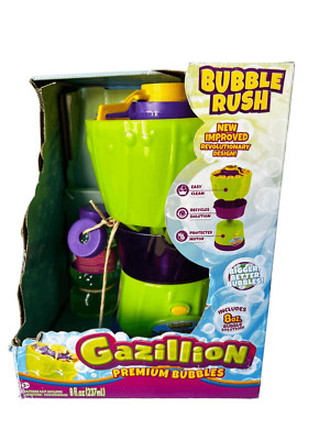 Gazillion Premium Bubbles Rush Blowing Machine Kids/Child 3y+ Outdoor Toy Game