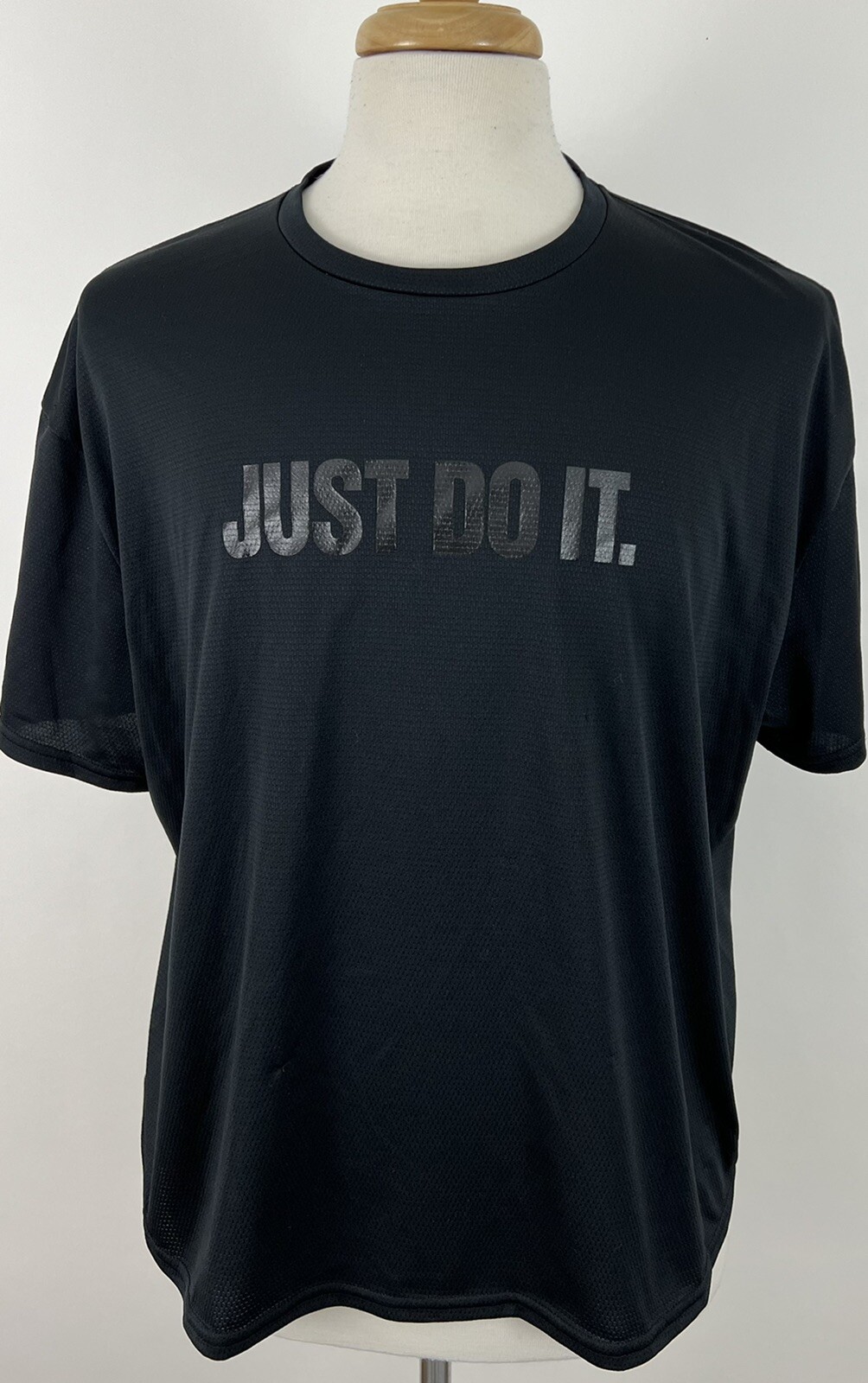 Women's Nike Gym Top Black Color JDI Mesh Dri Fit Siz… Gem