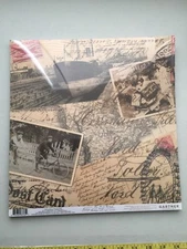 gartner studios scrapbook paper 12 X 12 Old World collage 25 sheets New package