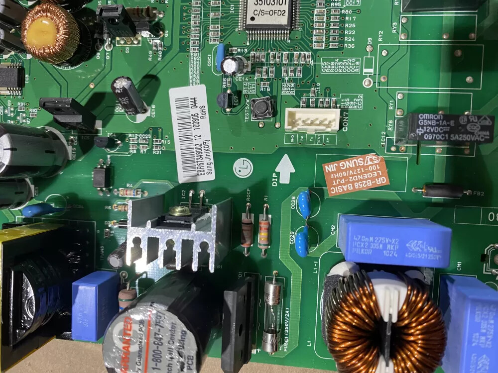 LG EBR67348002 Refrigerator Main Control Board PCB AZ88297 | BK982