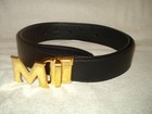 100% AUTHENTIC NEW MEN MCM BLACK LOGO EMBOSSED ACCENT MCM BELT ONE SIZE — photo 6