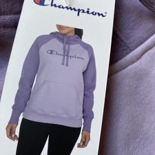Champion Ladies Two-Tone Fleece Pullover Hoodie NWT
