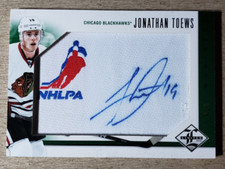 2012-13 Panini Limited Emerald Jonathan Toews Auto Patch /5 Blackhawks Autograph