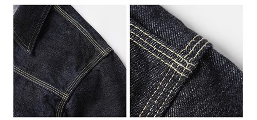 Nicht auf Lager 36101J Cowboy Jacke 14,5oz Sanforized Selvedge Denim Reiter Oberbekleidung - Bild 28 von 36
