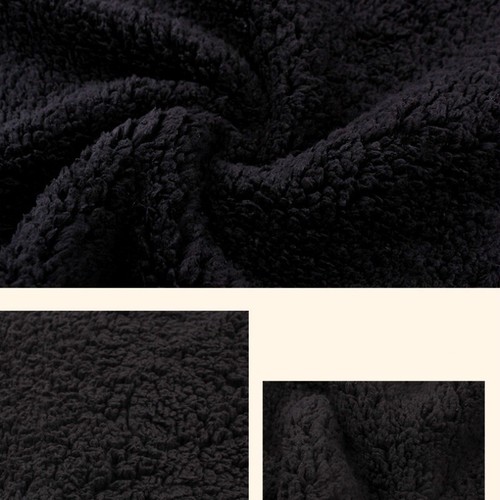 Faux Sherpa Fleece Fabric Thick Thermal Blanket Coat Jacket Lining Material Trim - Picture 11 of 19