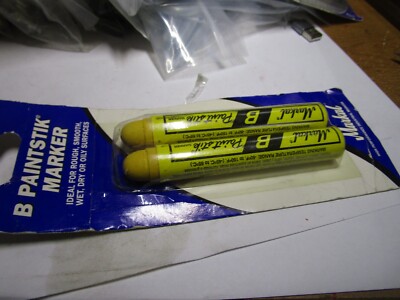Yellow Rounded Paint Marker 2Ct