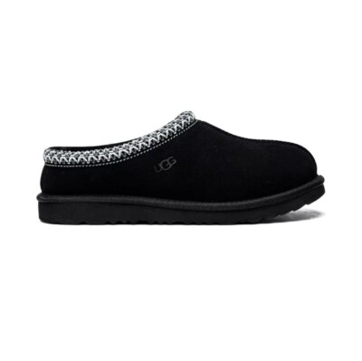 UGG Kids Black Tasman II Slipper Shoe 100% Authentic with Original Box 1019066K