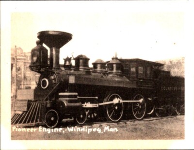 VTG Snapshot Photo Countess of Dufferin Pioneer Engine Winnipeg Manitoba Canada