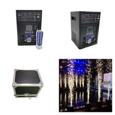 2pcs 600w Cold Spark Machine Stage Effect Sparklers with Flight Case Wedding