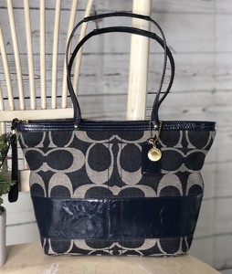 Entrenador Firma A Rayas azul del telar jacquar medio Bolsón Hombro Bolso  de mano cartera 12546 | eBay