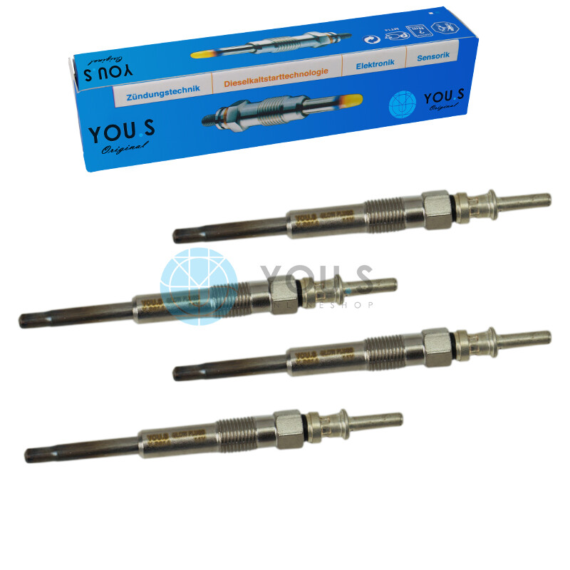 4 Piece You.S Original Glow Plug for BMW 3er E46 Touring E46 5er E39