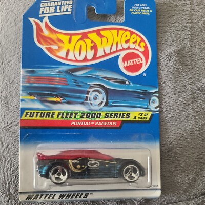 Voiture Miniature Hot Wheels Future Fleet - Pontiac Rageous, Série 1/64, Occasion