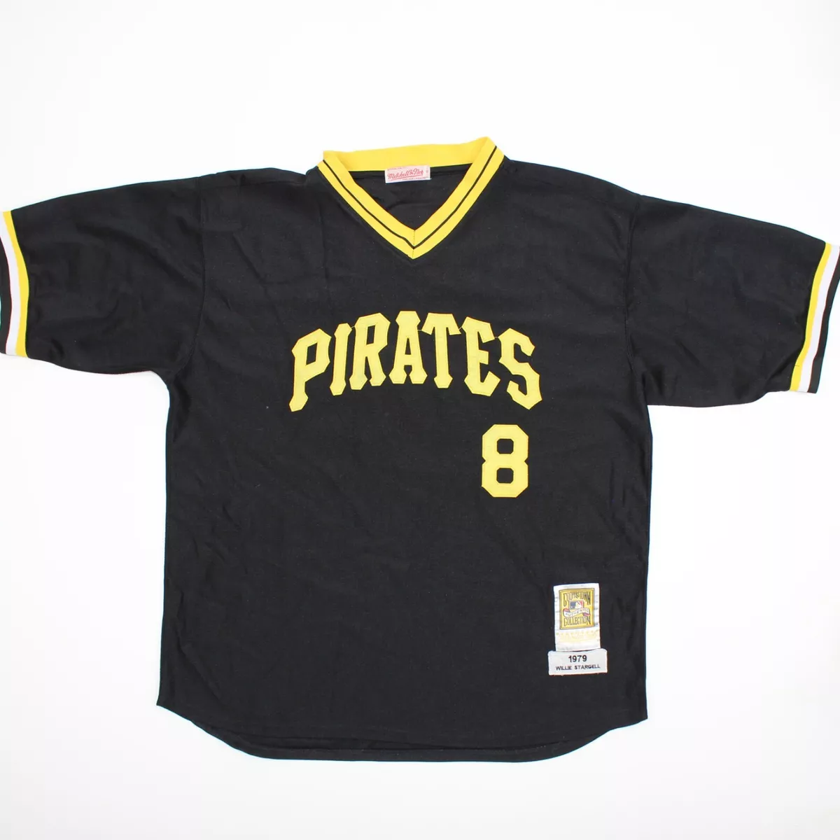 M & N Auth. 1979 Pittsburgh Pirates #8 Willie Stargell Jersey