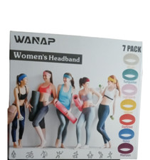 Women's Headband 7 Pack Include Different Color Box Of 7