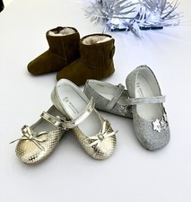 Little Girls Toddler Monsoon Shoes  & Ugg Slipper Boots. Sizes 4 & 5