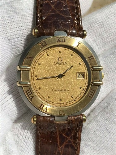 MENS 33mm GOLD 18K \u0026 STEEL SWISS MADE 
