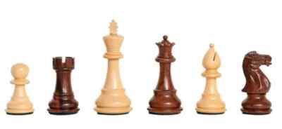 The Classic Chess Set - Pieces Only - 3.5'' King - Golden Rosewood